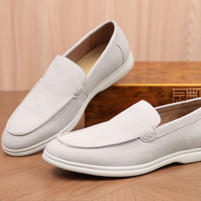 [Copy]Men's hand-stitched flat open-toe slippers
