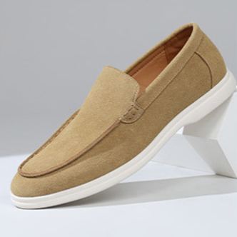 [Copy]Men's hand-stitched flat open-toe slippers