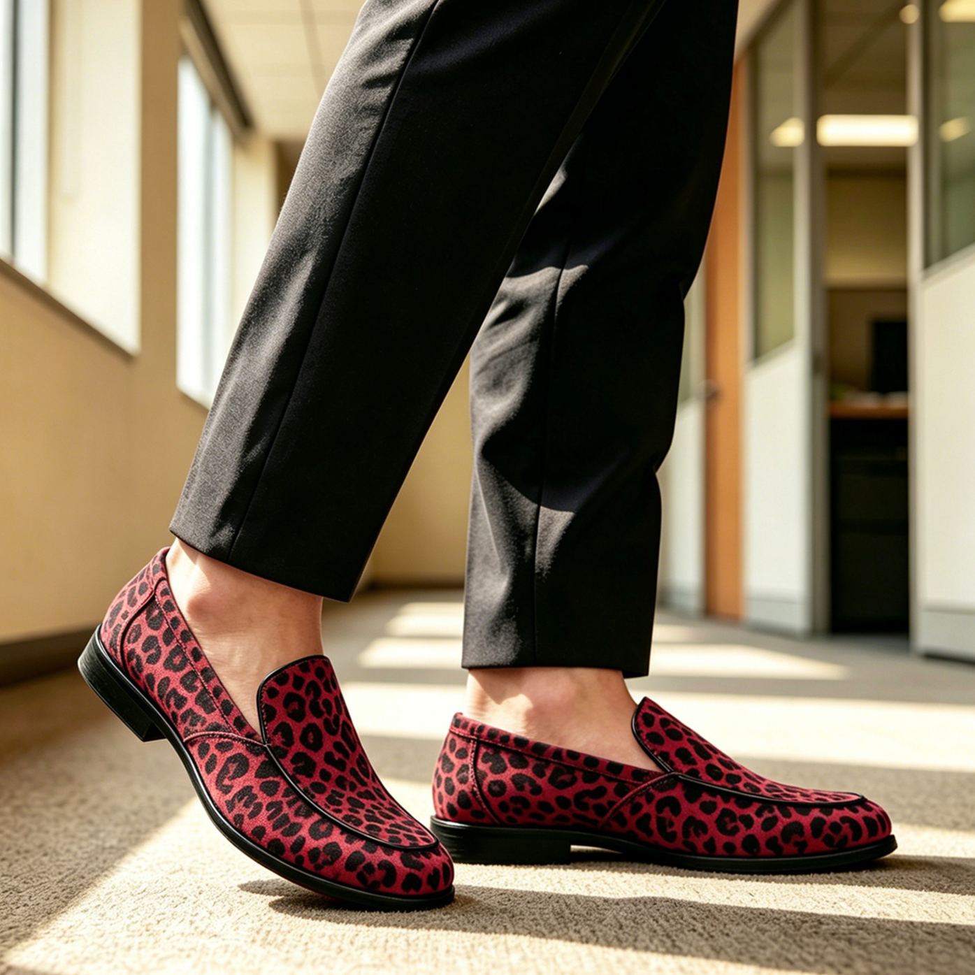[Copy]Men's Suede Horsebit Casual Loafers
