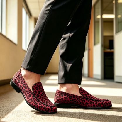 [Copy]Men's Suede Horsebit Casual Loafers
