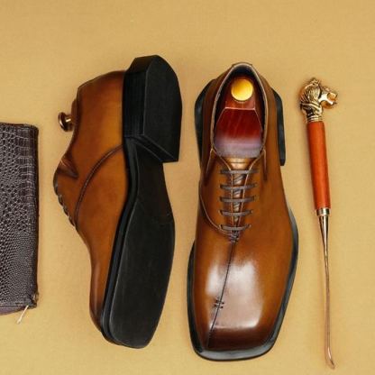 [Copy]New Men's Breathable Soft Leather Loafers