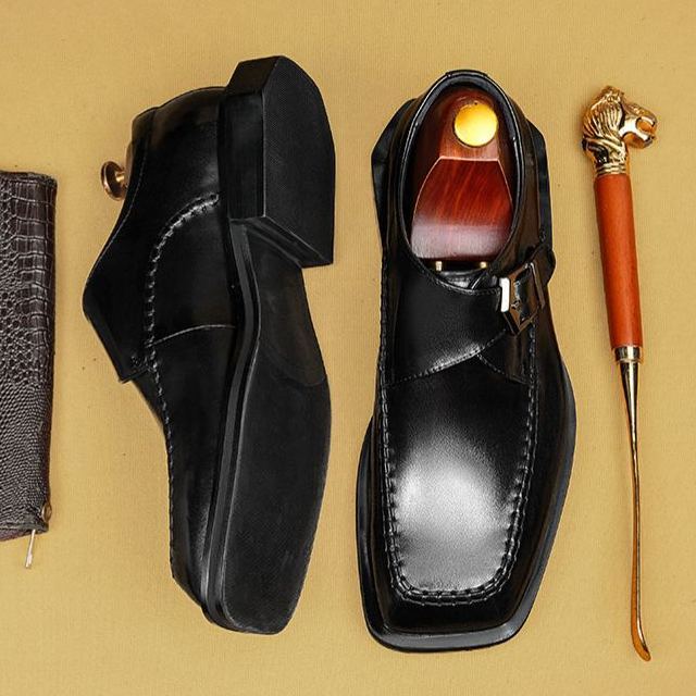 [Copy]Stylish Two-Tone Luxury Top-Grain Leather Oxford Shoes