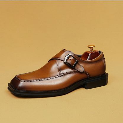 [Copy]Stylish Two-Tone Luxury Top-Grain Leather Oxford Shoes