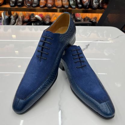 [Copy]Luxury Yellow Textured Leather Monk Strap Oxfords Men's Formal Dress Shoes