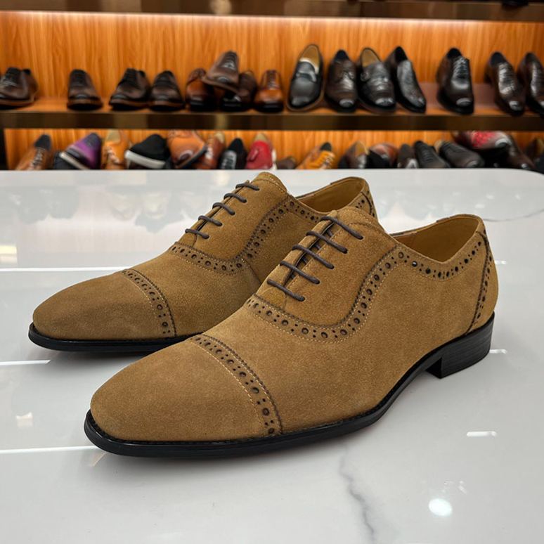 [Copy]2026 New Classic Design Men's Blue Leather Shoes