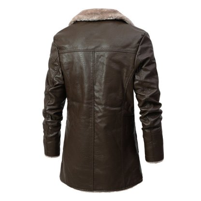 Enrico Leather Coat VES - No.76