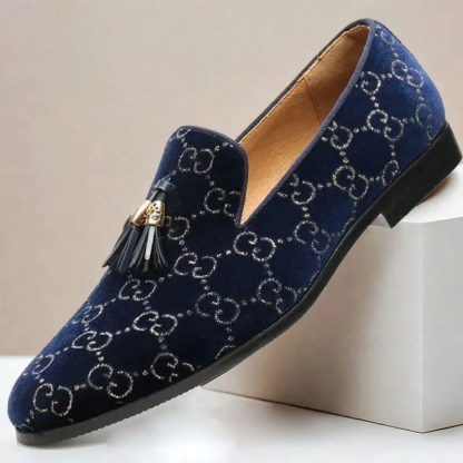 GENTLEMAN™Fashionable fringe pattern design casual loafers
