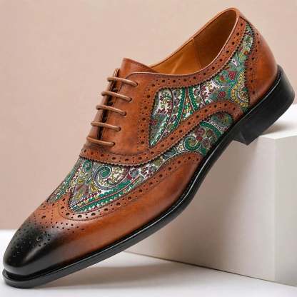 Stefano Cowhide Leather Shoes