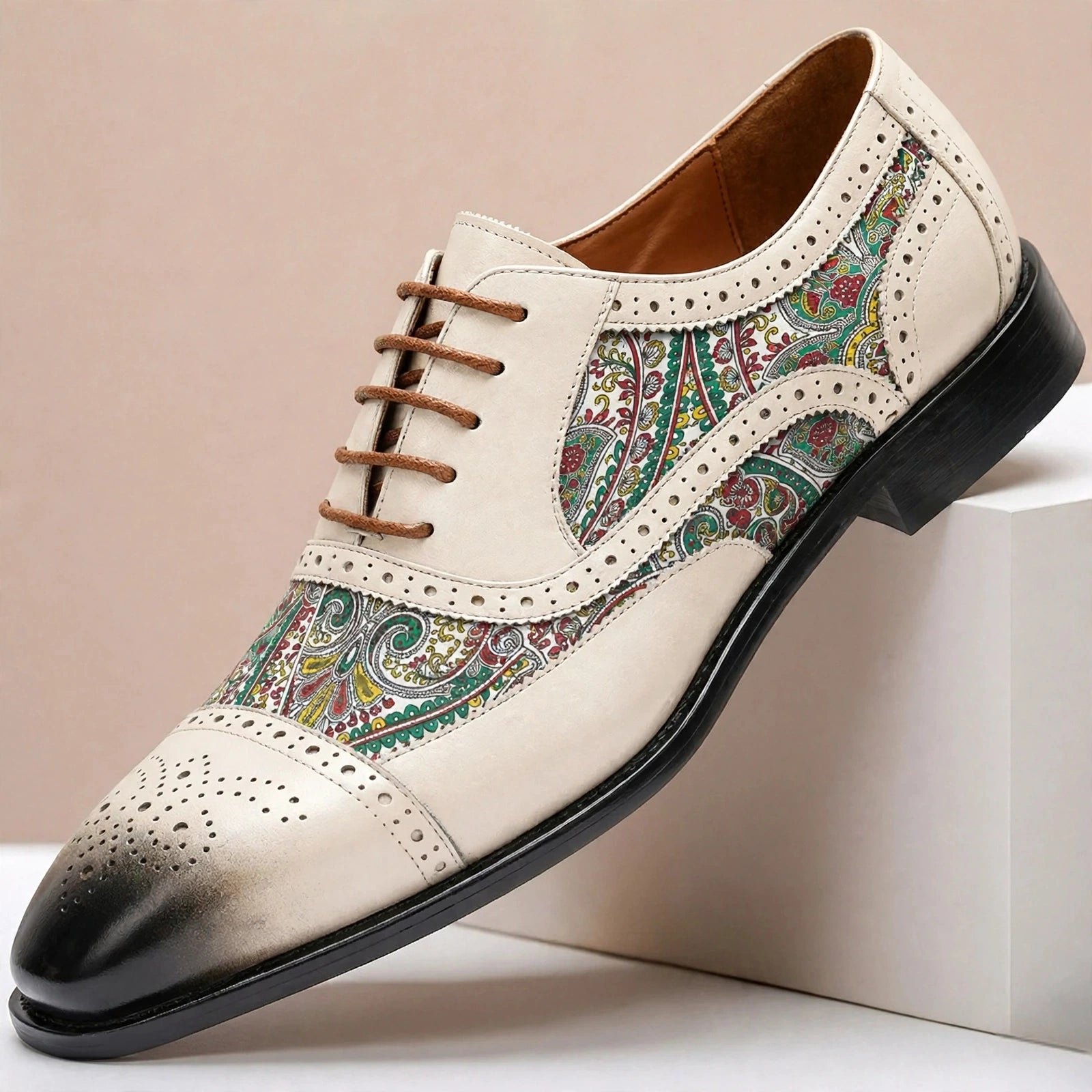 Stefano Cowhide Leather Shoes