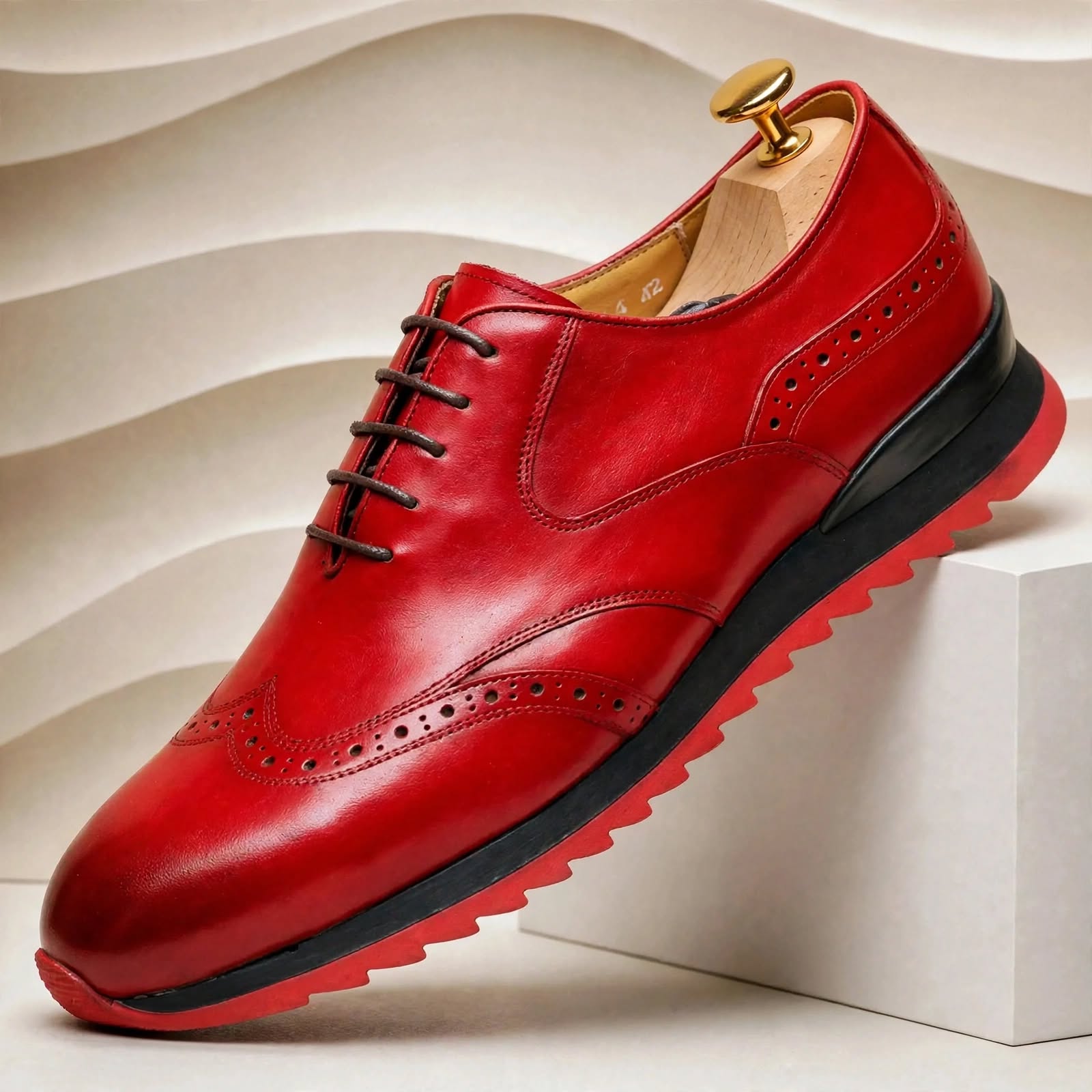 Men’s Premium Cowhide Leather Casual Sneakers – Multiple Colors