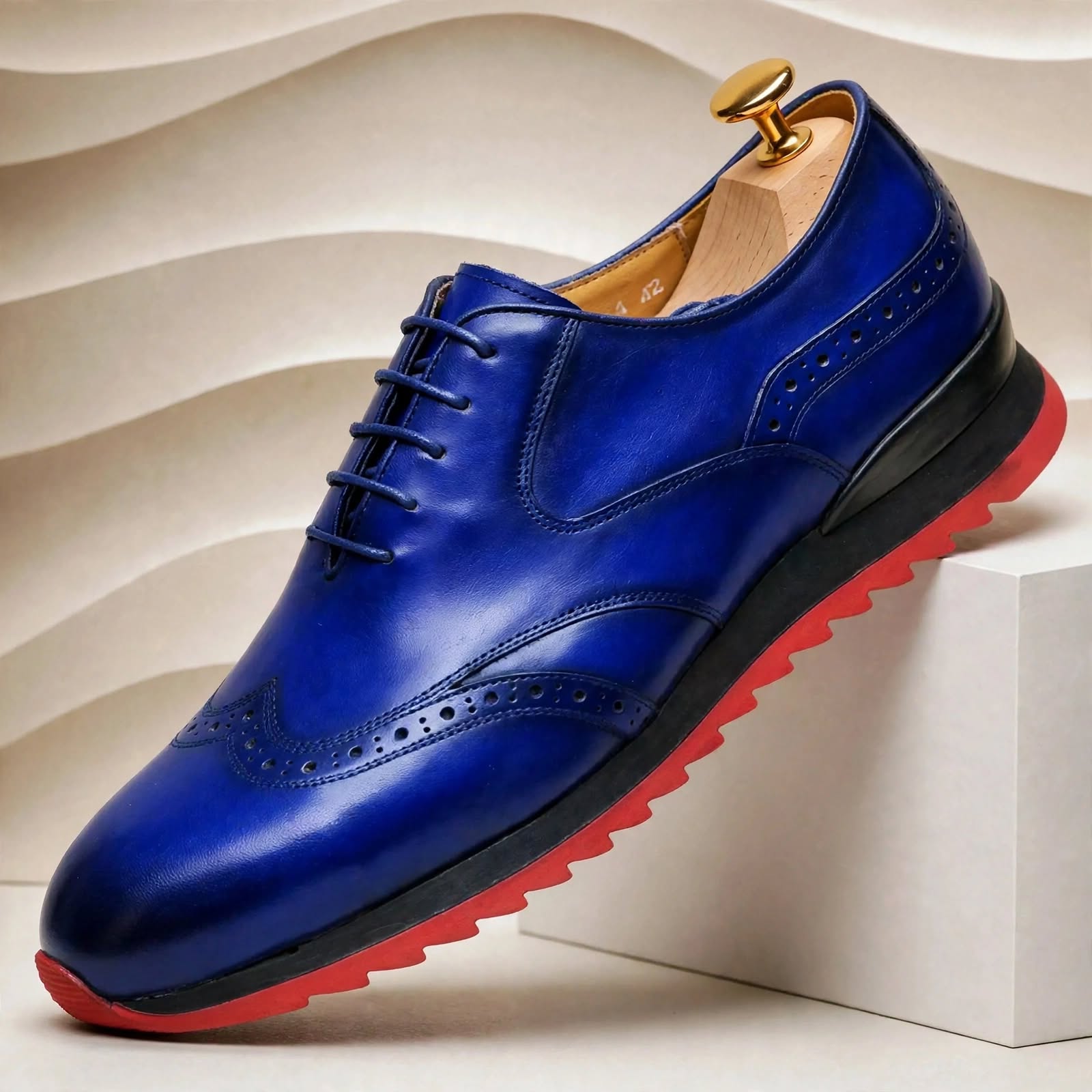 Men’s Premium Cowhide Leather Casual Sneakers – Multiple Colors