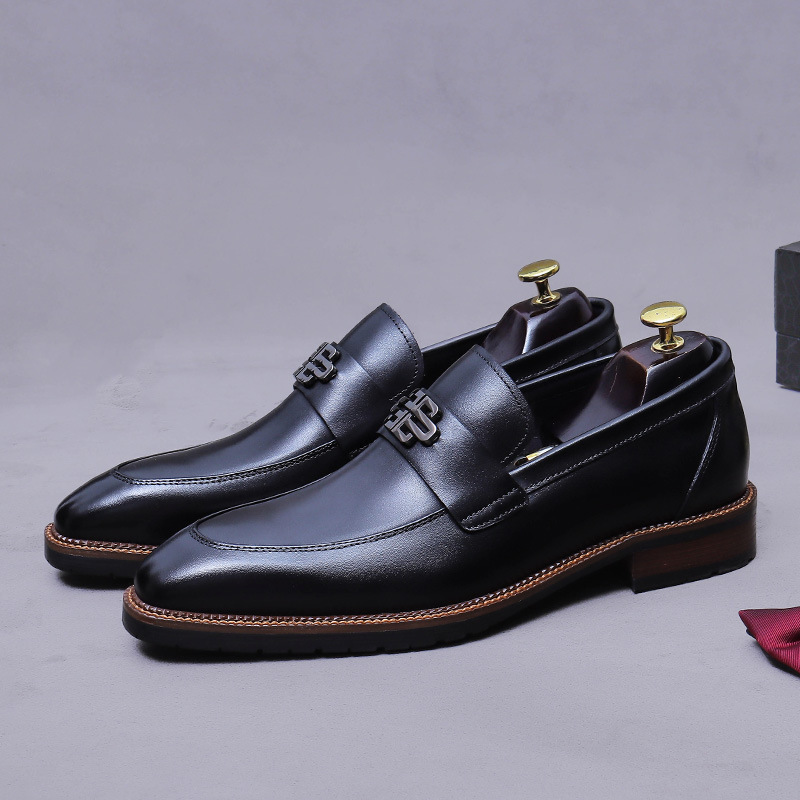 Men's Genuine Leather British Style Casual Loafers