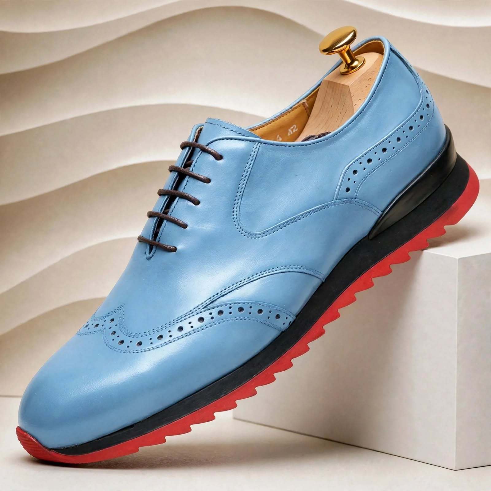 Men’s Premium Cowhide Leather Casual Sneakers – Multiple Colors