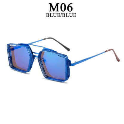 Vintage Square Polycarbonate UV400 Sunglasses