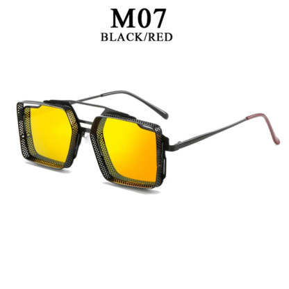 Vintage Square Polycarbonate UV400 Sunglasses