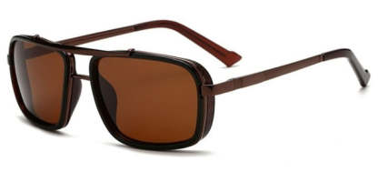 Polarized Lenses Aviator Square Sunglasses