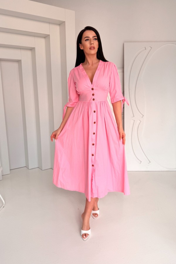 středně dlouhá vysoká bavlněná džínová sukně