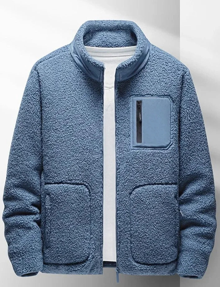 Tepelná bunda jako vysok krk