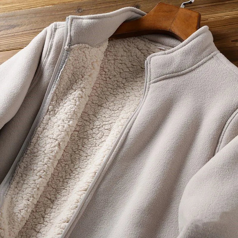 Plyová bunda s jednoduchm stojatm límcem