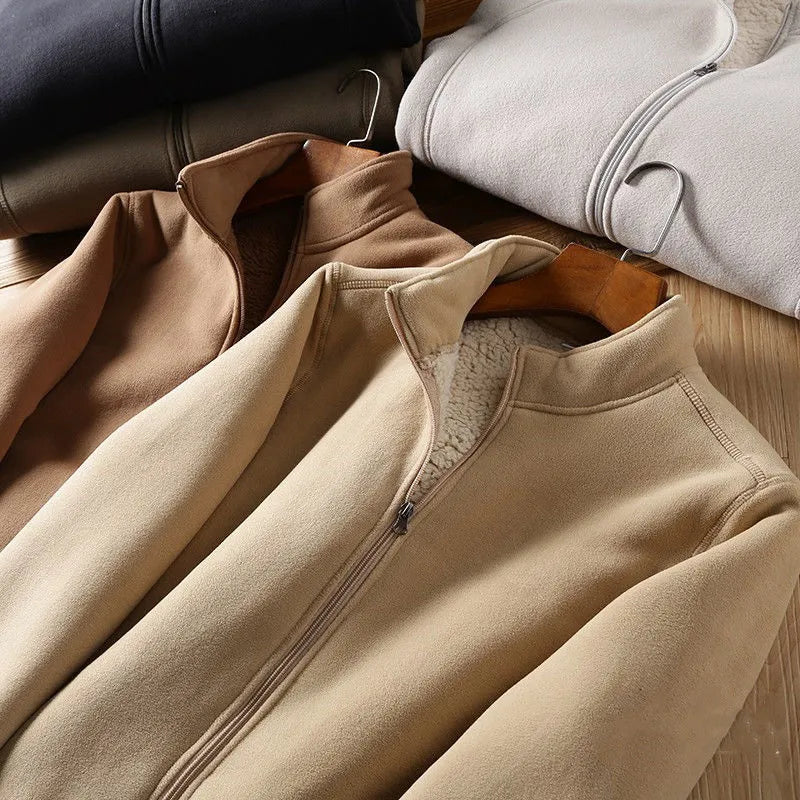 Plyová bunda s jednoduchm stojatm límcem