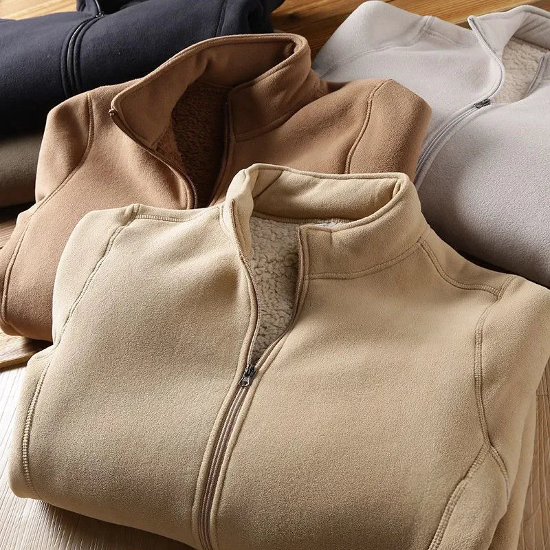 Plyová bunda s jednoduchm stojatm límcem