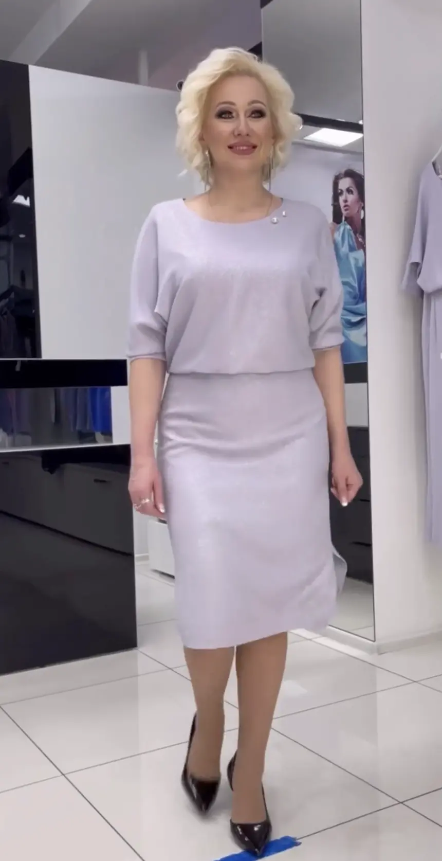 2024 podzimní a zimní nové šaty nejvyšší kvality