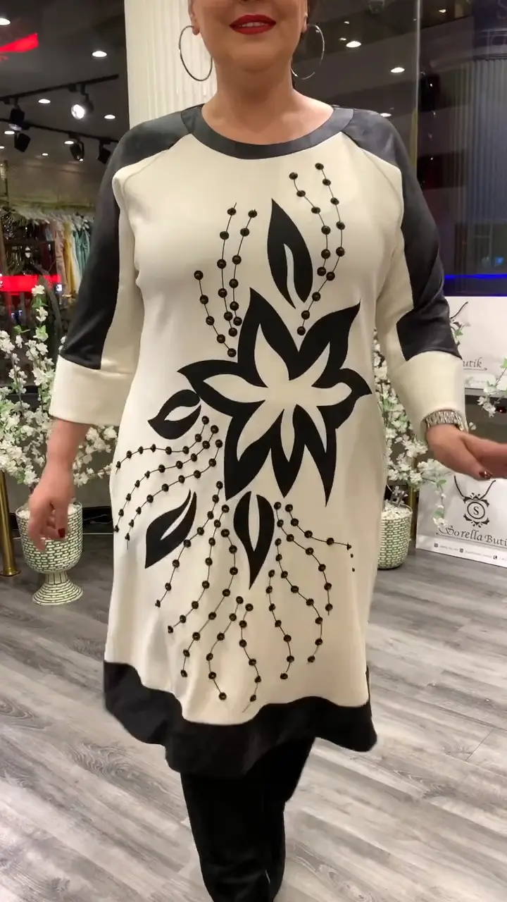 ležérní šaty s potiskem