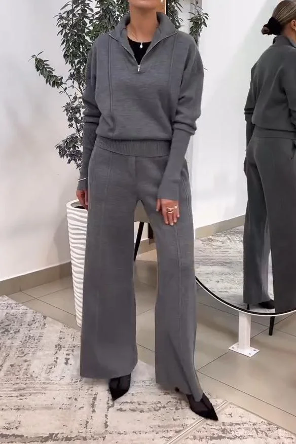 Volnočasový módní set s flipem a zipem