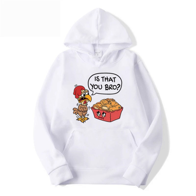 Is That You Bro Funny Chicken Nugget Hoodie
