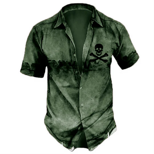 HAWAIIAN SKULL T-SHIRT