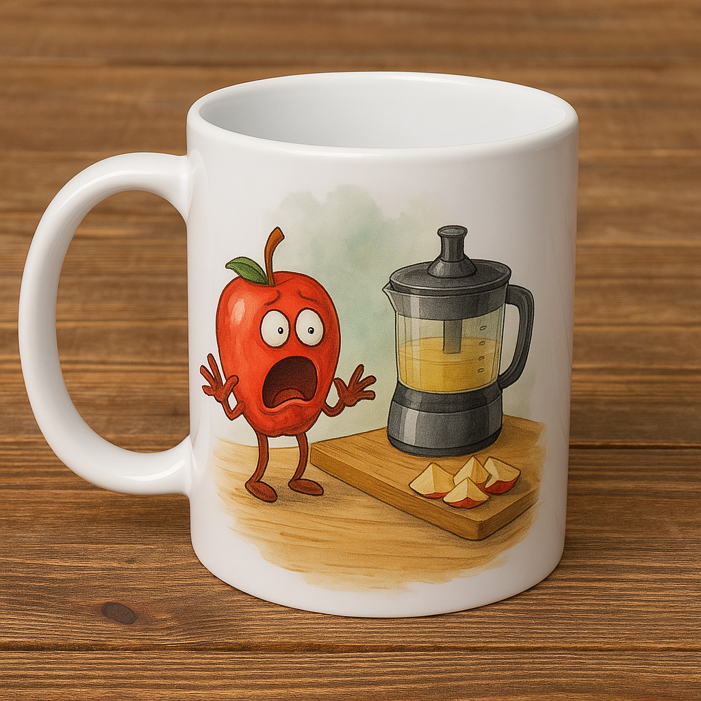 🍎 Apple Anxiety Mug