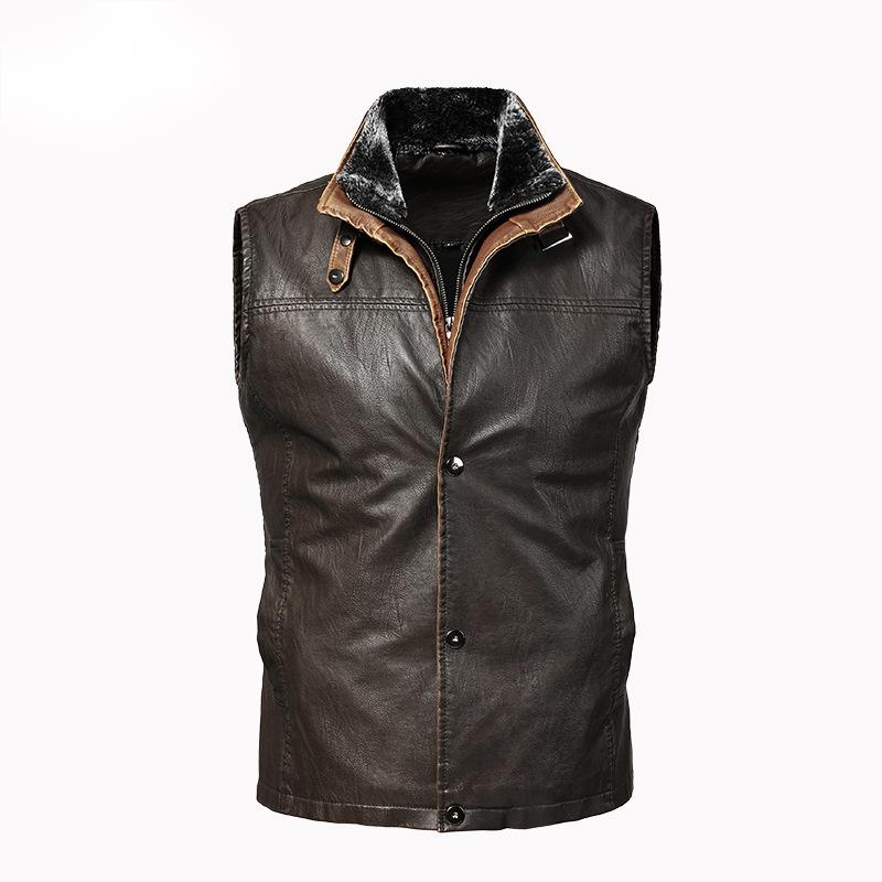 Men's Vintage Leather Vest