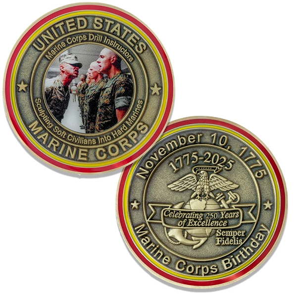 2025 Marine Corps Birthday Challenge Coin