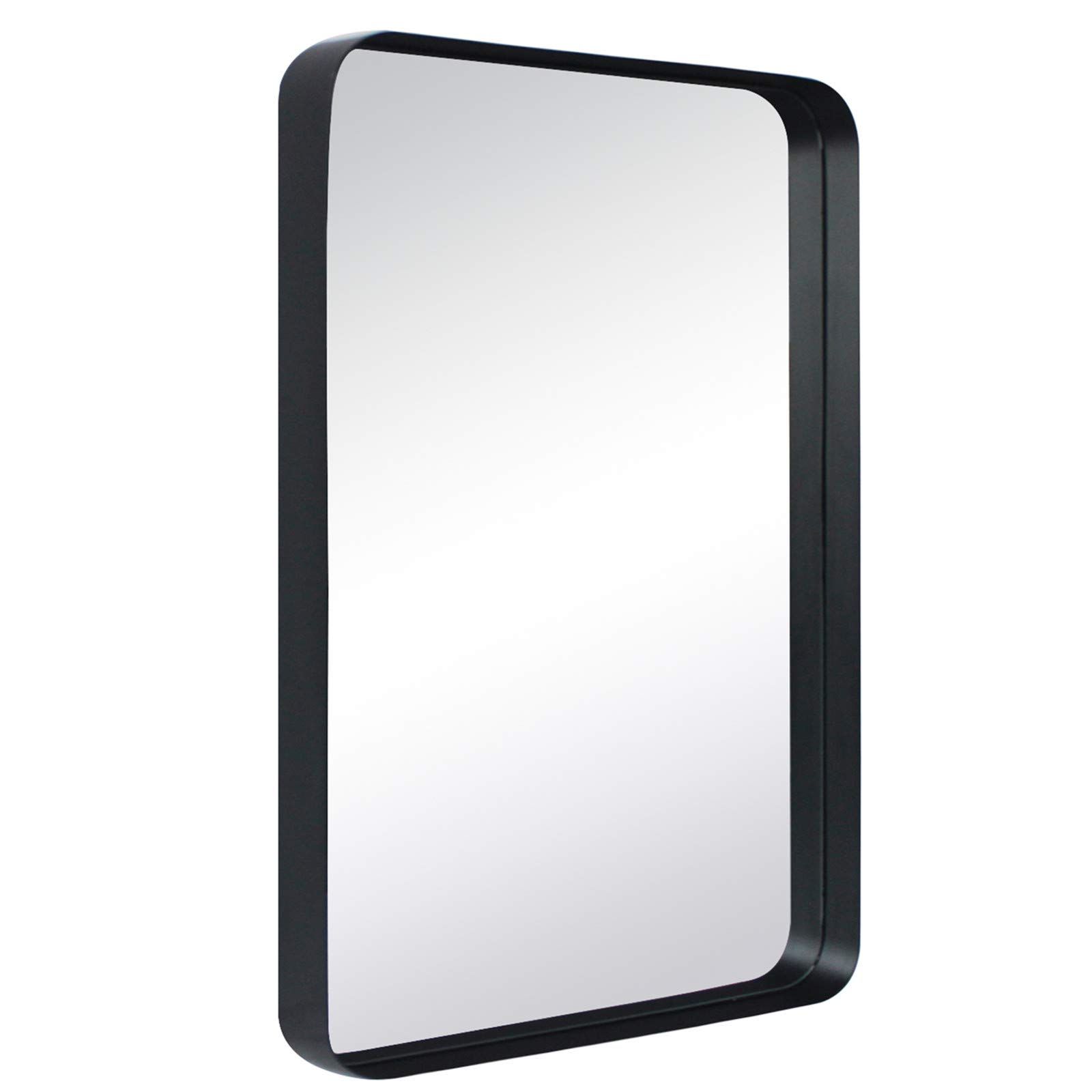 Arthers Stainless Steel Metal Bathroom Vanity Wall Mirrorr-20x30-Black