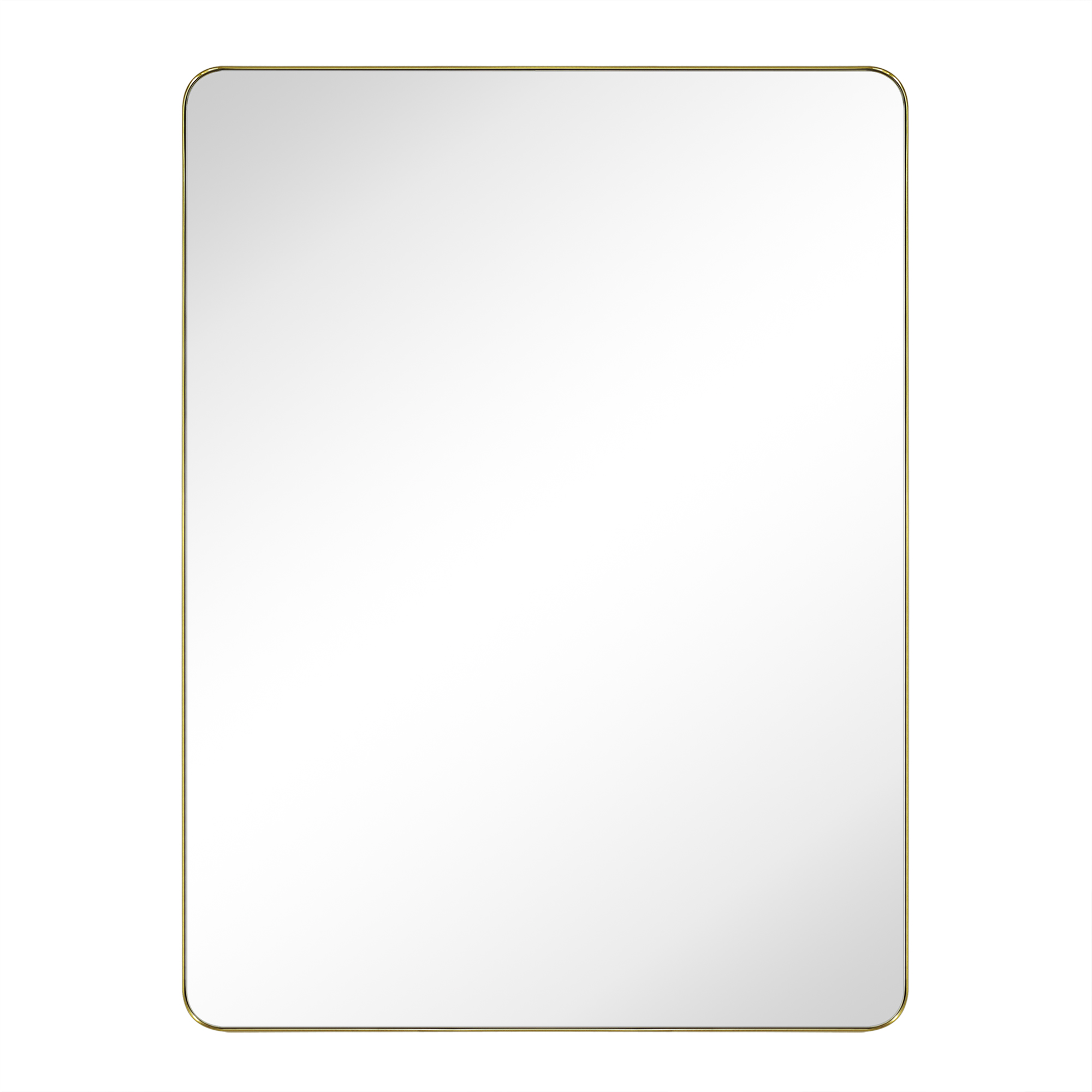 Kengston Modern & Contemporary Rectangular Bathroom Vanity Mirrors-30x40-Brushed Gold