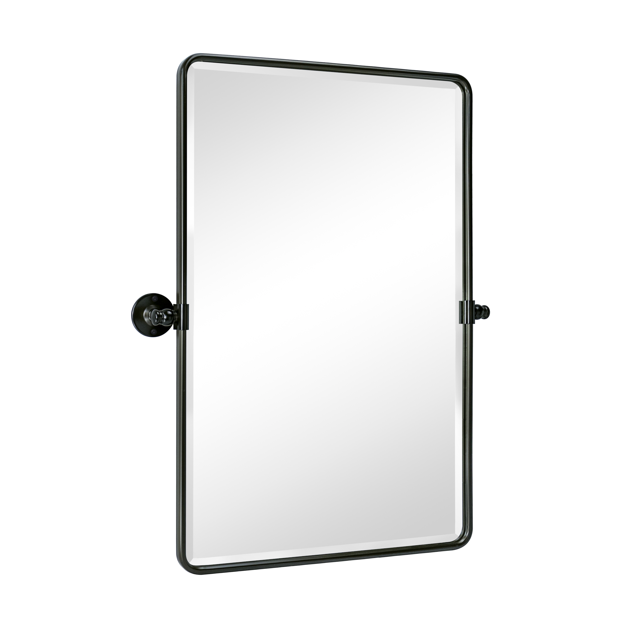 Woodvale Rectangle Metal Wall Mirror-20x30-Oil Rubbed Bronze
