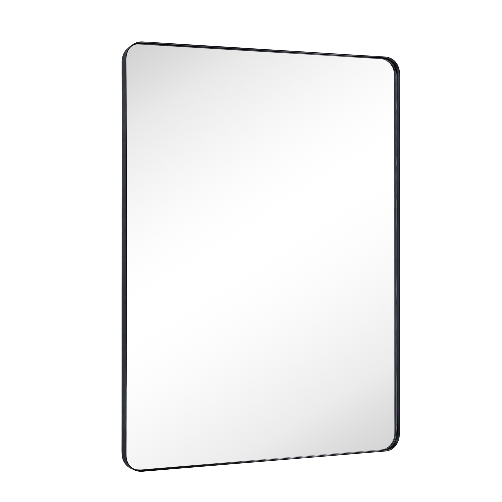 Kengston Modern & Contemporary Rectangular Bathroom Vanity Mirrors-36x48-Black