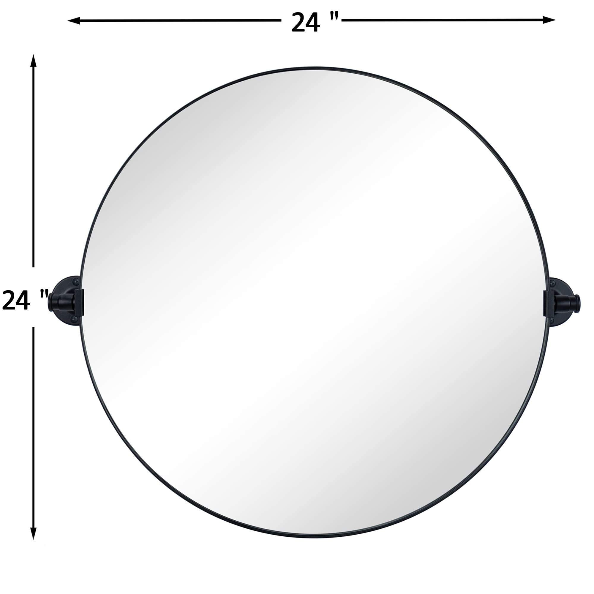 Round Pivot Bathroom Vanity Mirror