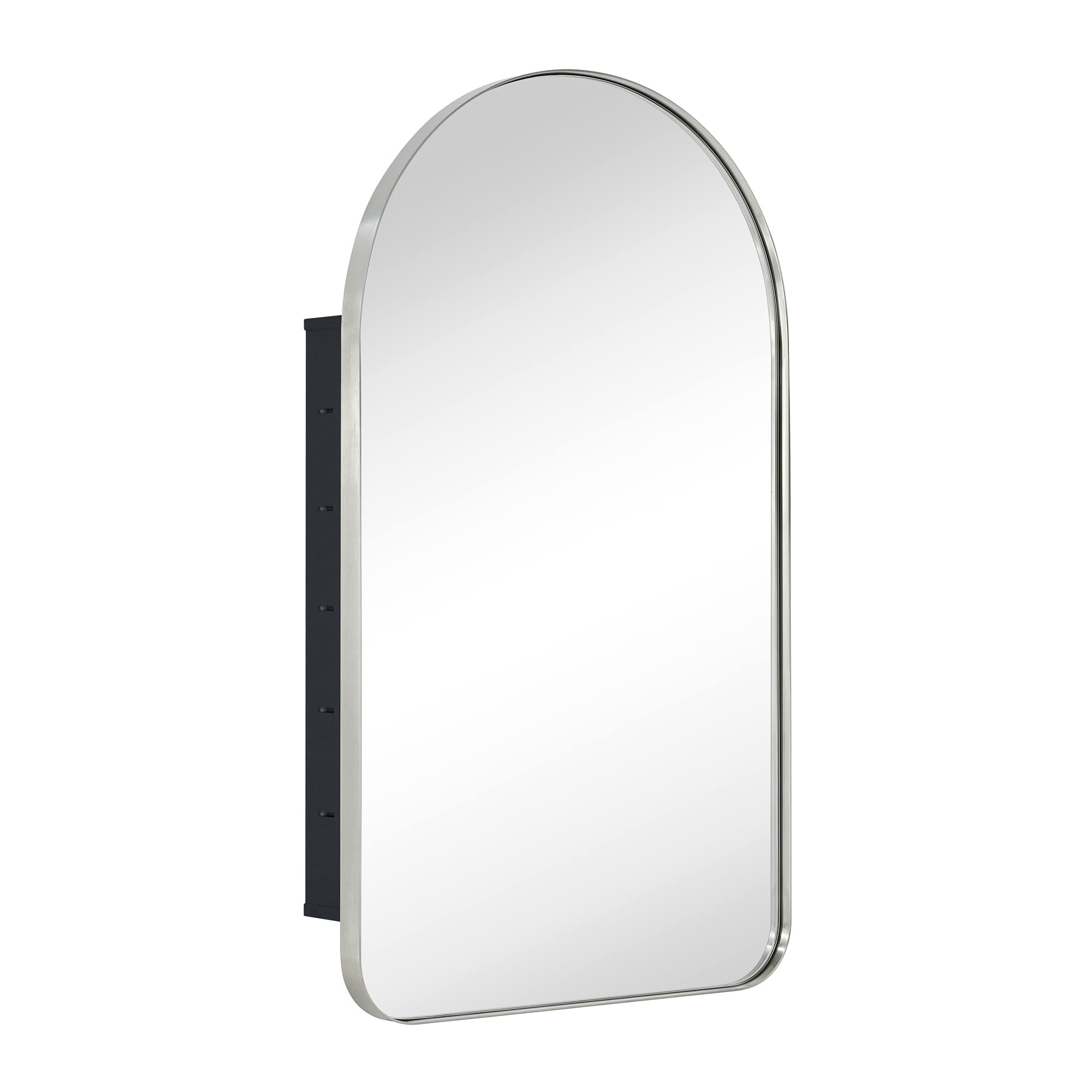 Recessed Mirrored Medicine Cab 16x26od - 14x24id With Plastic