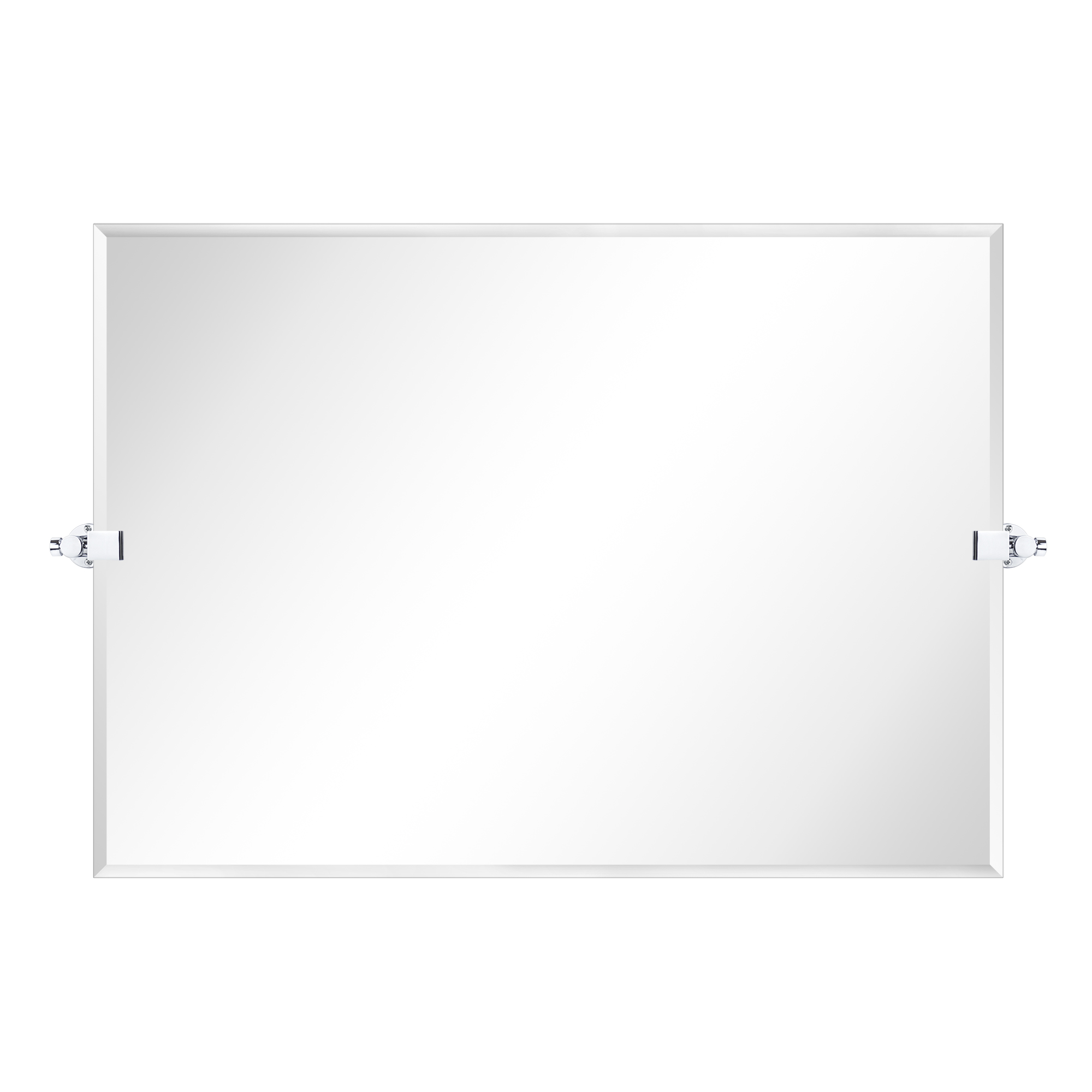 Nethery Rectangle Wall Mirror-30x40-Chrome