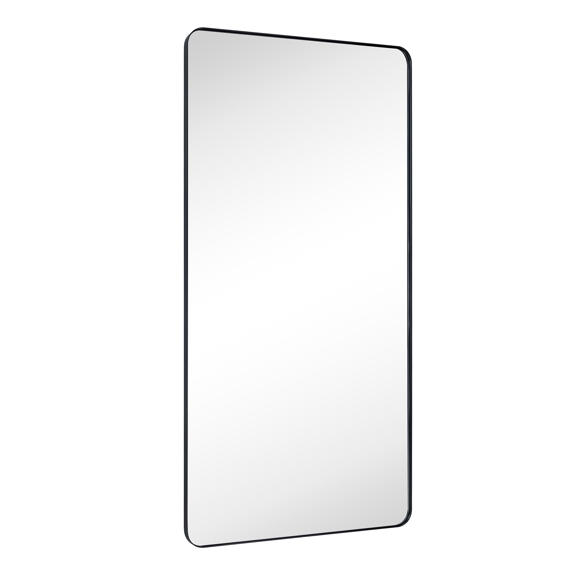 Kengston Modern & Contemporary Rectangular Bathroom Vanity Mirrors-30x60-Black