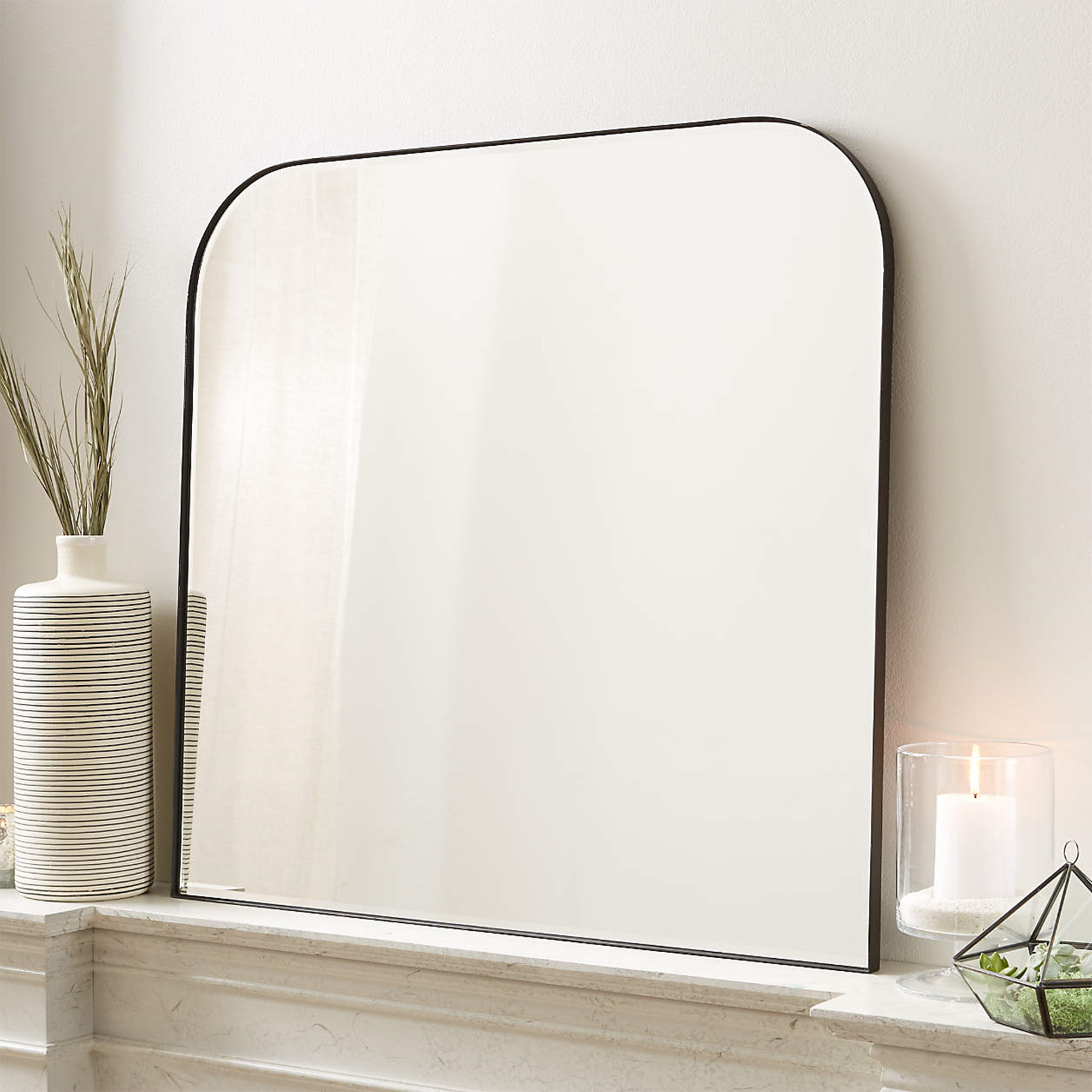 Decole Arch Mantel Mirror, Dresser Mirror