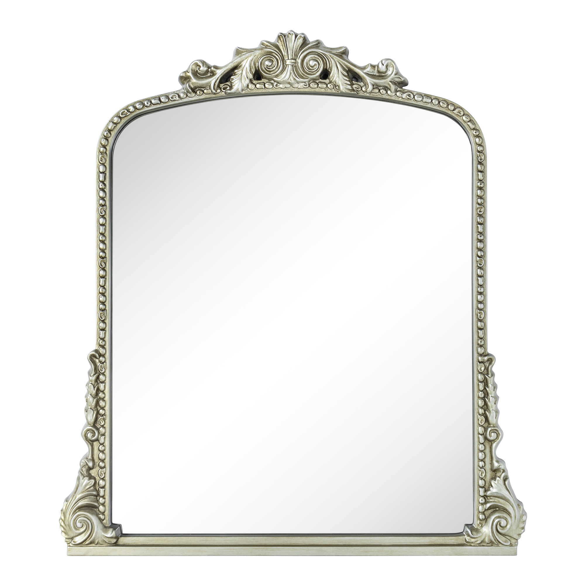 Cummons Arch Wall Mirror-30x34-Silver