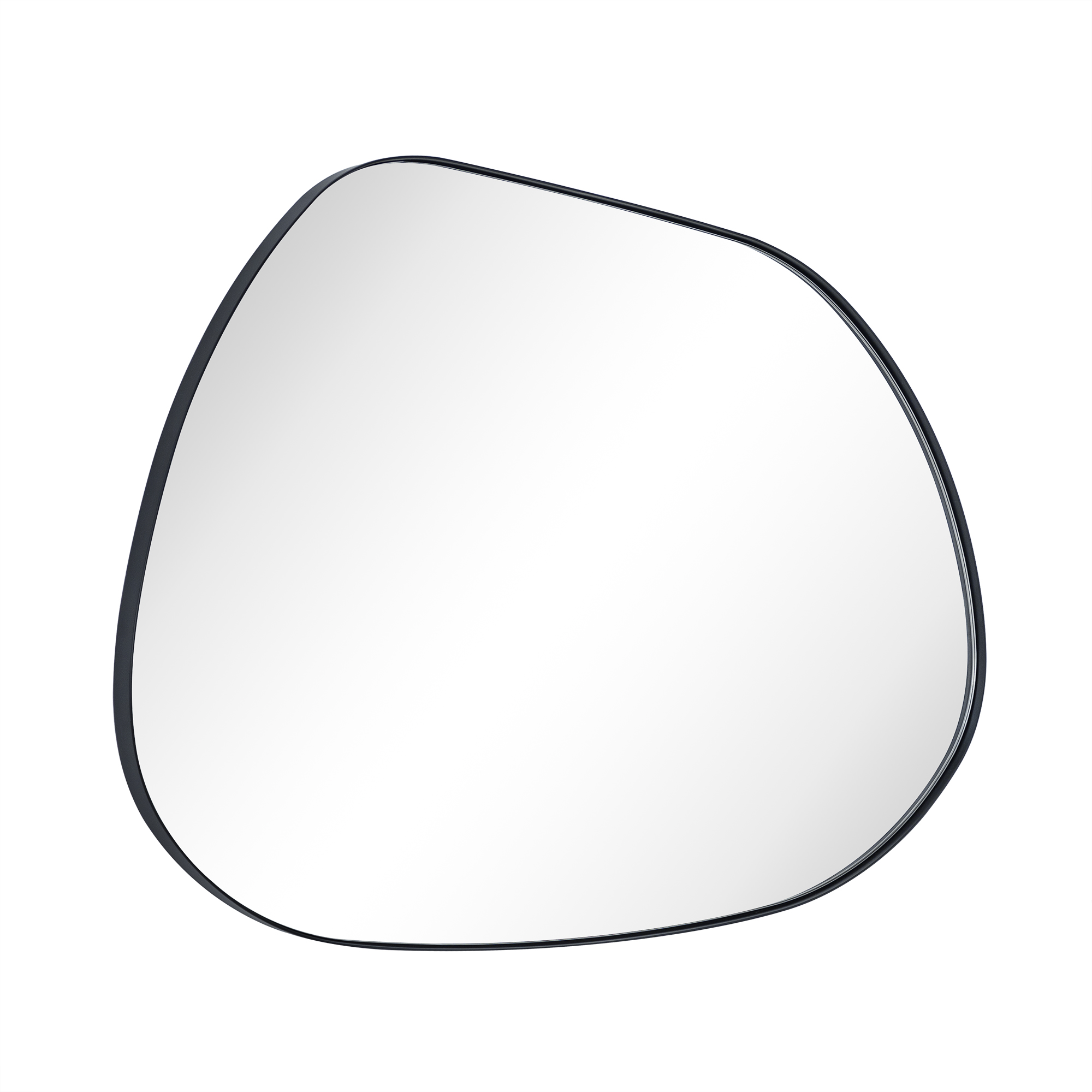 Bertlinde asymmetrical wall mirror irregular shaped mirror for living room, bathroom or entry