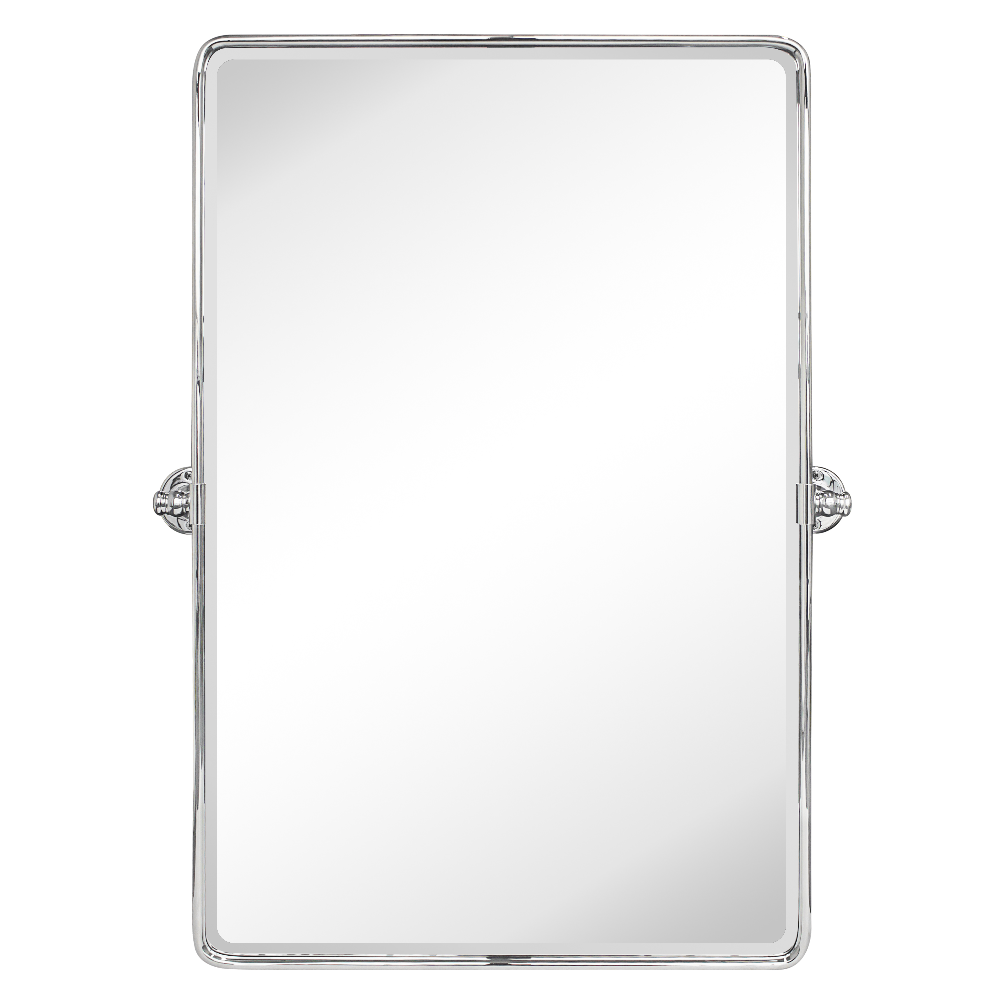 Woodvale Rectangle Metal Wall Mirror-20x30-Chrome