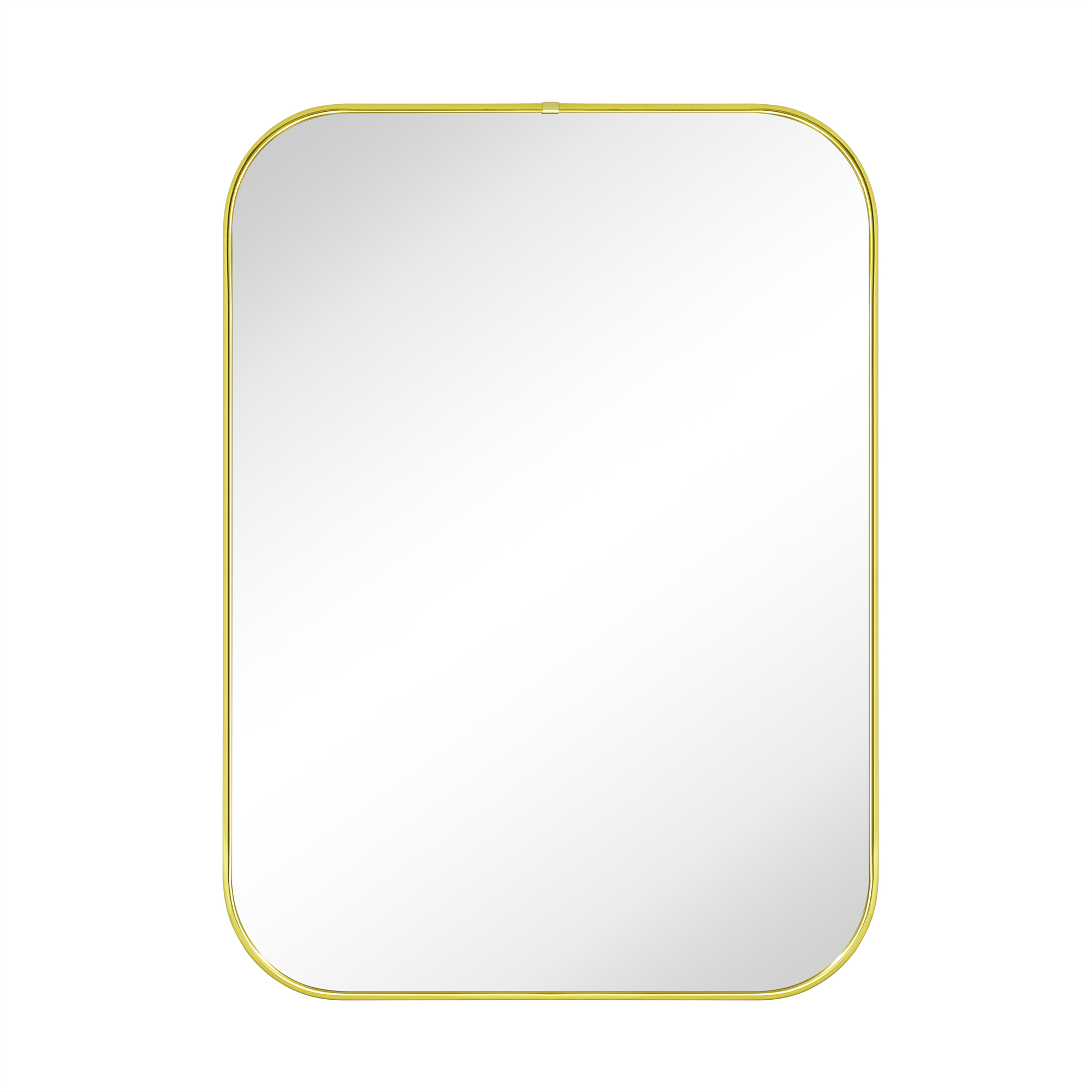 GRACTO Contemporary 30 by40 inches Gold Rounded Rectangle Bathroom Vanity Mirror 40x30'' Rectangular Gold Vanity Mirror