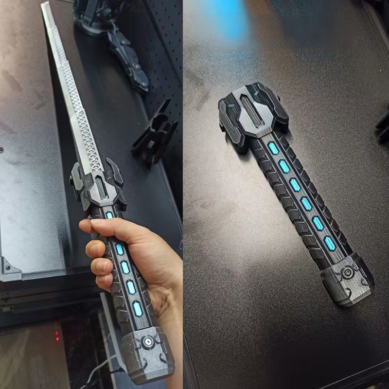 Collapsing Master Sword (Print-in-Place) by 3D Printing World