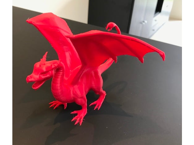 Majestic Dragon 3D Print - Mythical Fantasy Decor