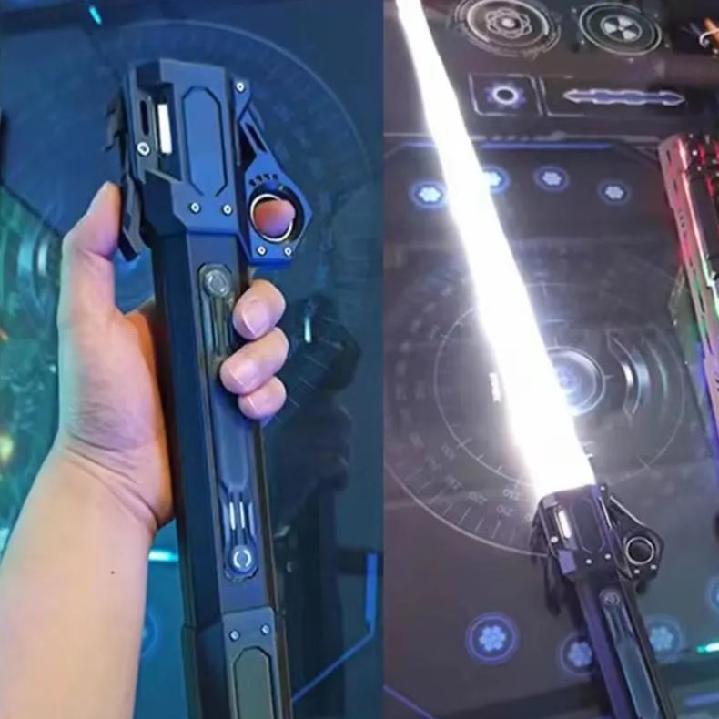 Custom 3D Printed Collapsible Glowing Lightsaber - Futuristic Star Wars Prop