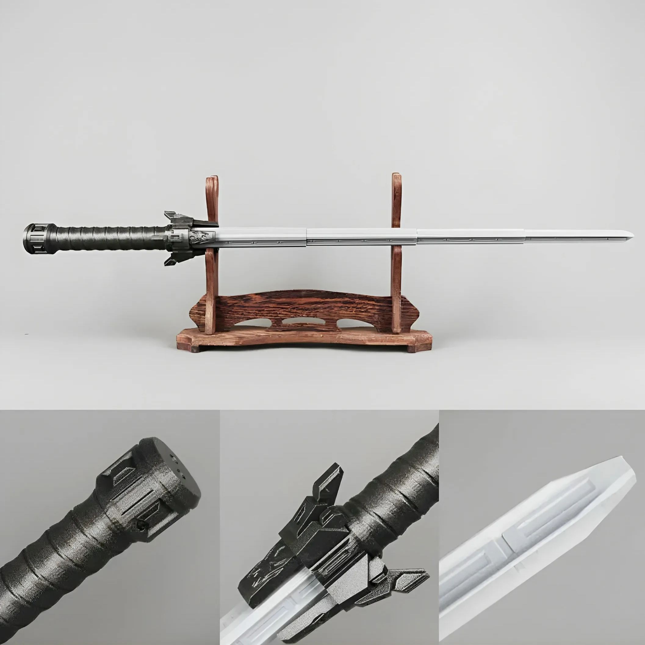 3D Printed Sword Breaker with Four-sided Prism-shaped Blades